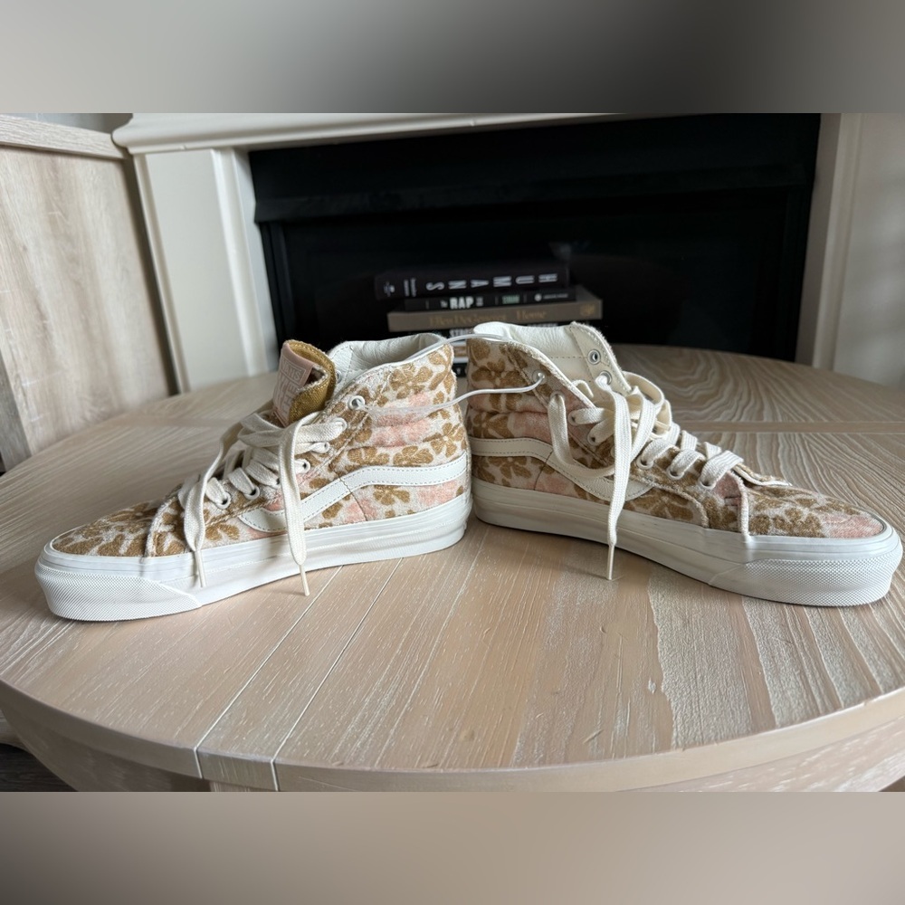 Vans|Women's High-Top Sneakers,Sk8 Hi Reissue 38 Groovy Floral Peach Colorway••• - Picture 7 of 16